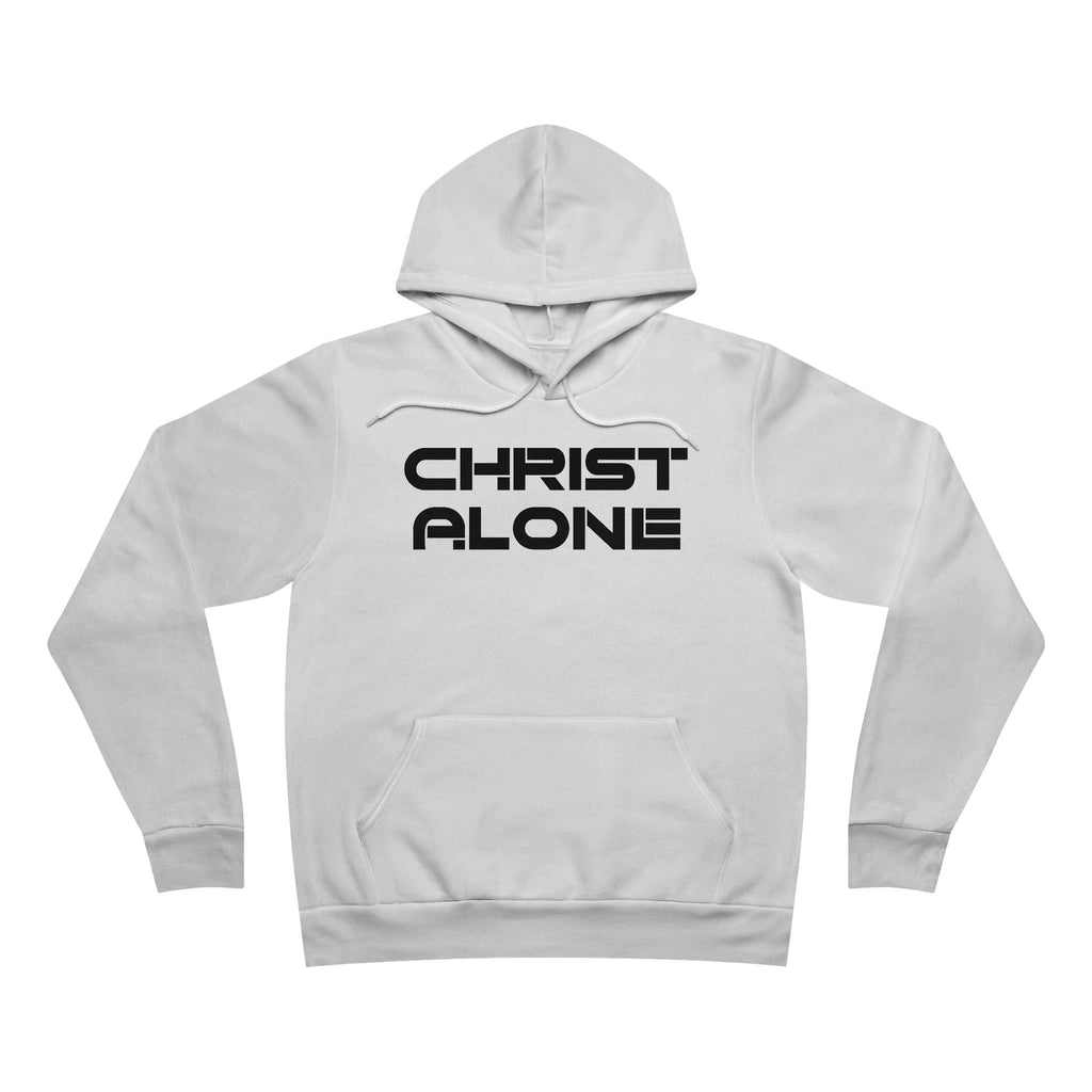 Unisex Hoodie - Christ Alone Inspirational Pullover