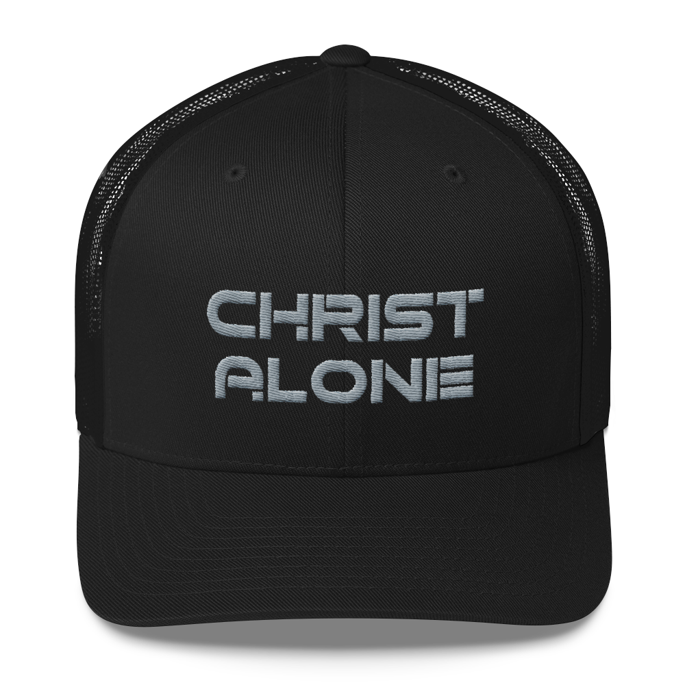 Christ Alone Trucker Cap